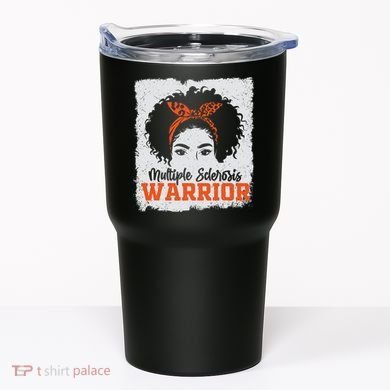 Ms Multiple Sclerosis Awareness Orange Ribbon Tumbler