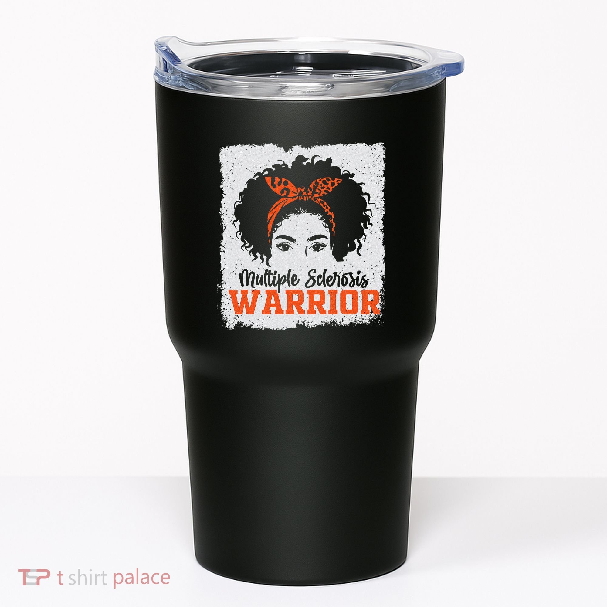 Ms Multiple Sclerosis Awareness Orange Ribbon Tumbler