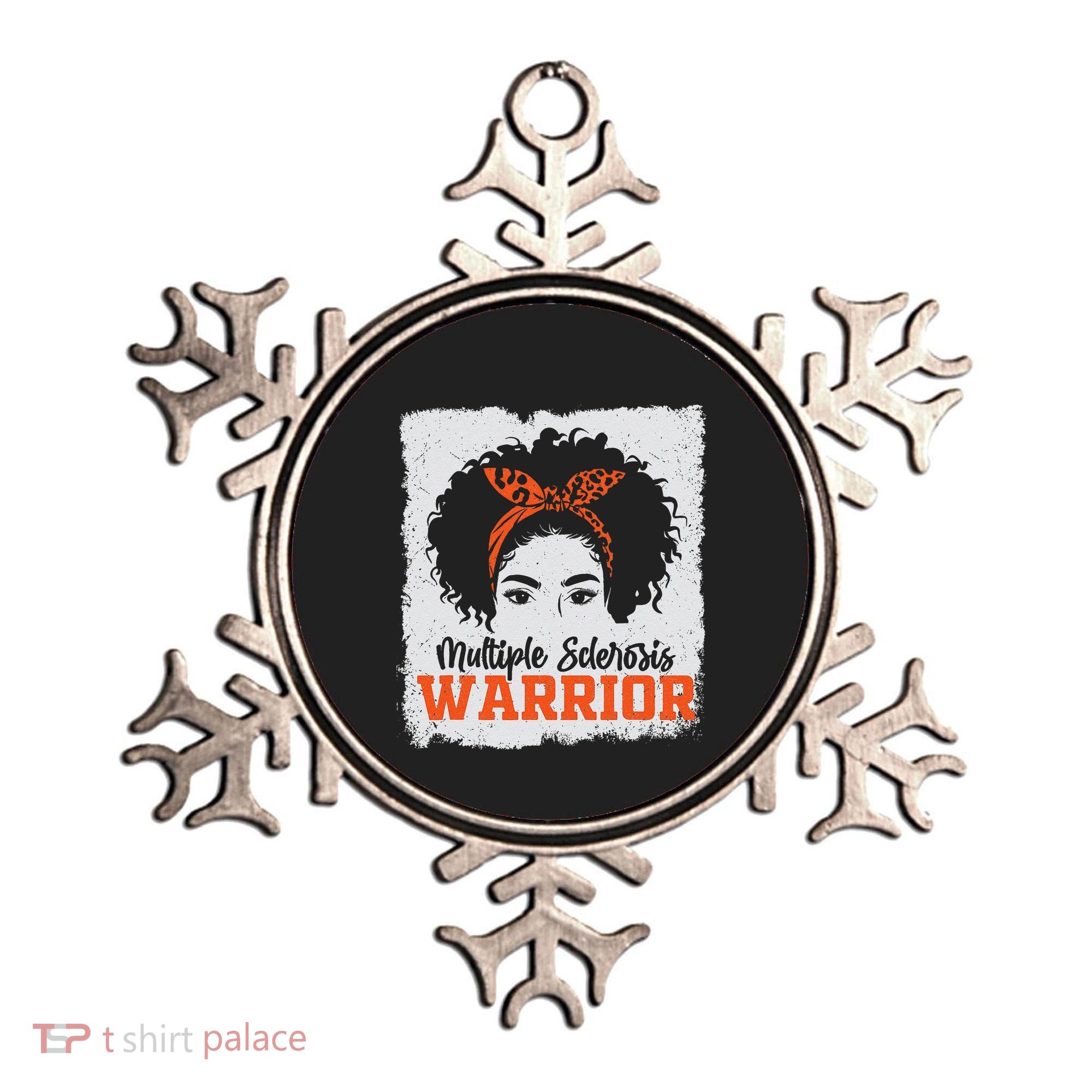 Ms Multiple Sclerosis Awareness Orange Ribbon Ornament