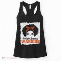 Ms Multiple Sclerosis Awareness Orange Ribbon Women's Tank Top thumb 0