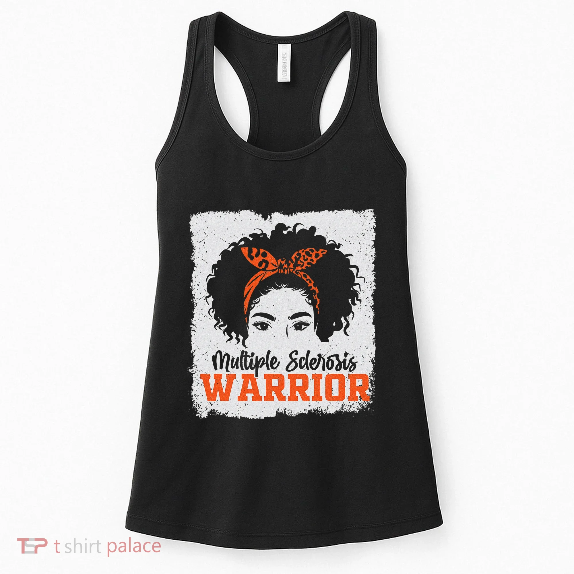 Ms Multiple Sclerosis Awareness Orange Ribbon Women's Tank Top