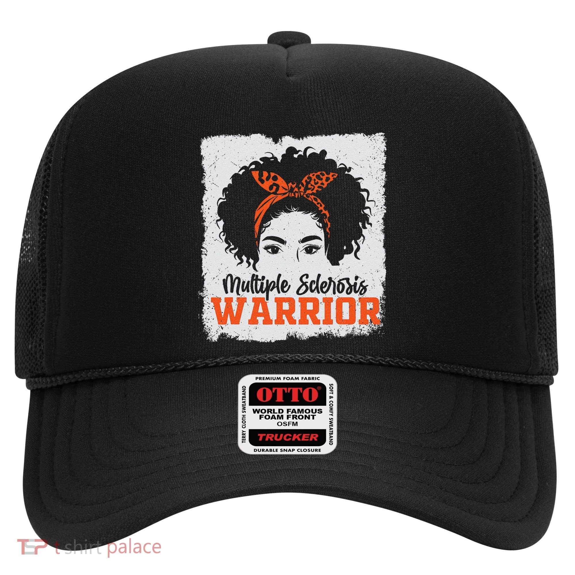 Ms Multiple Sclerosis Awareness Orange Ribbon Hat