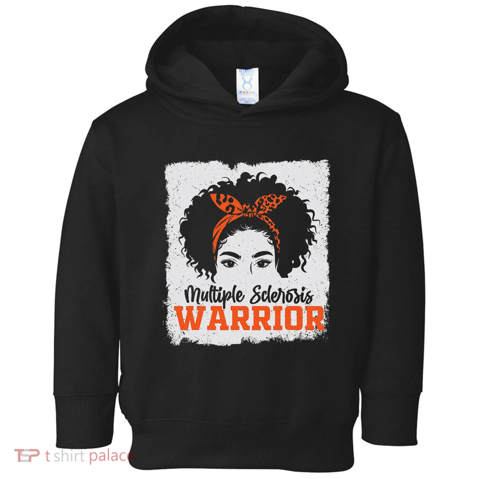 Ms Multiple Sclerosis Awareness Orange Ribbon Toddler Hoodie