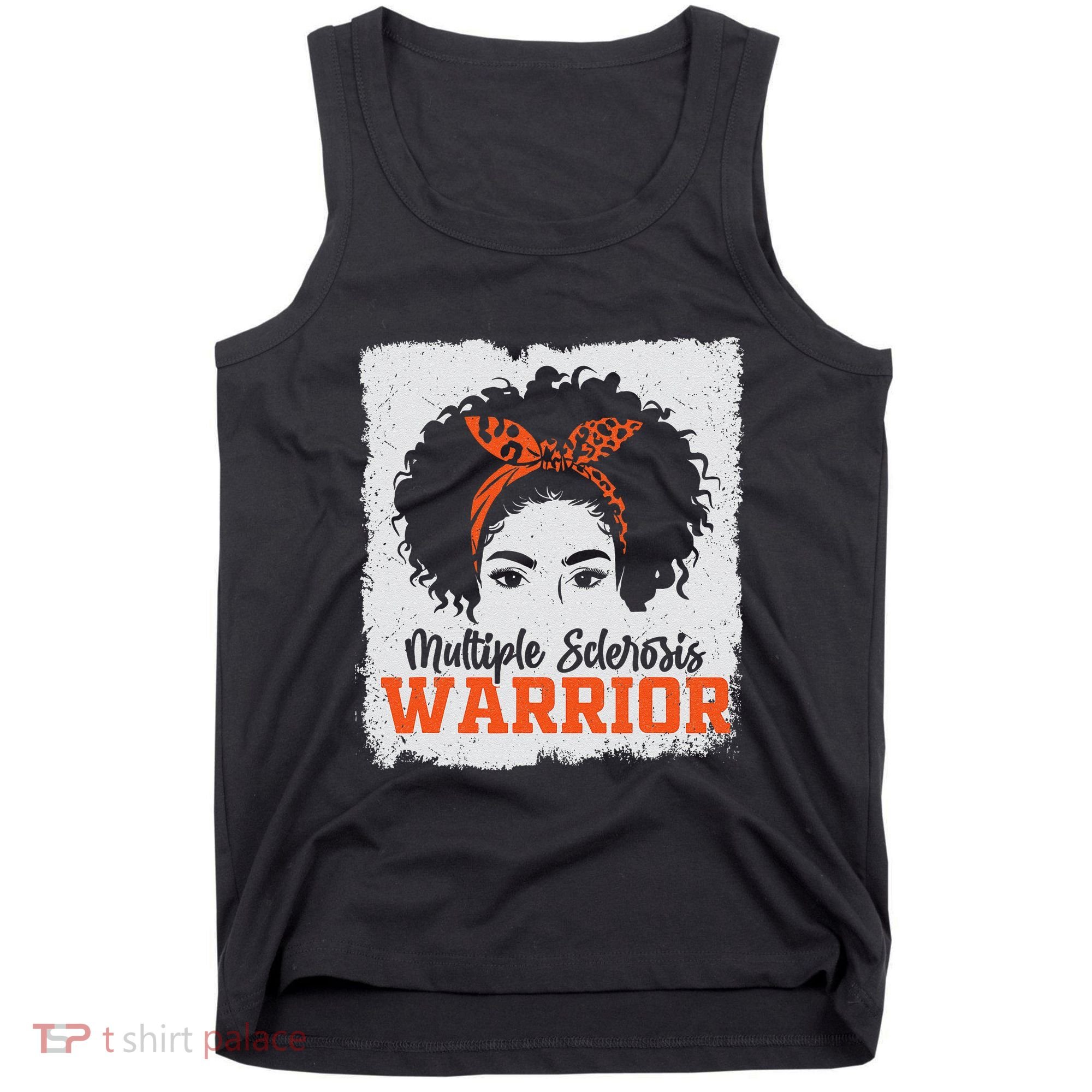 Ms Multiple Sclerosis Awareness Orange Ribbon Tank Top