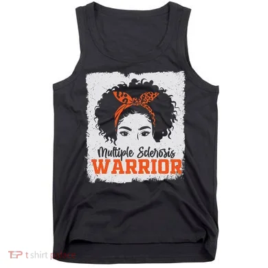 Ms Multiple Sclerosis Awareness Orange Ribbon Tank Top