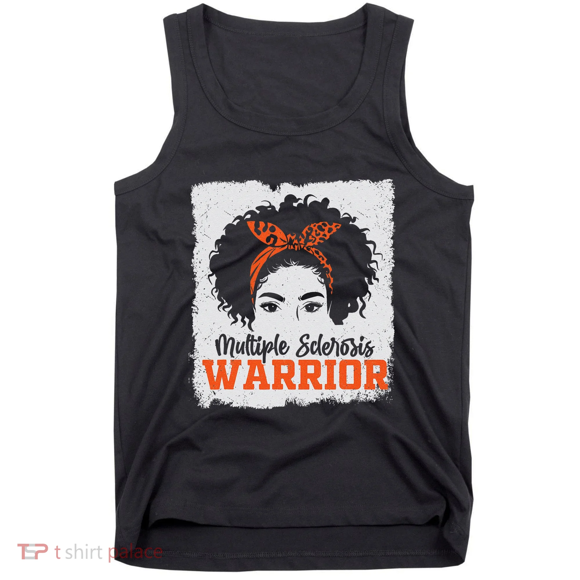 Ms Multiple Sclerosis Awareness Orange Ribbon Tank Top