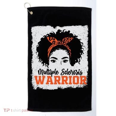 Ms Multiple Sclerosis Awareness Orange Ribbon Golf Towel