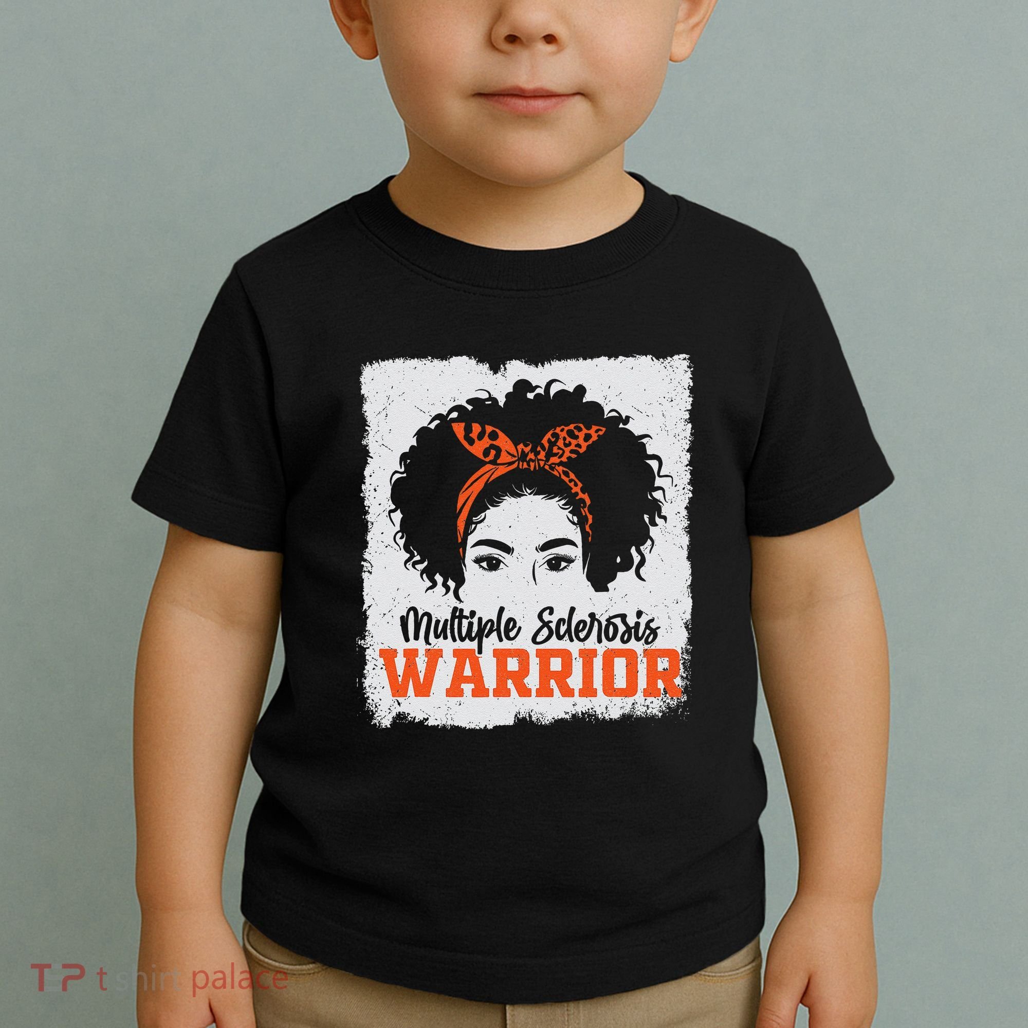 Ms Multiple Sclerosis Awareness Orange Ribbon Toddler T-Shirt