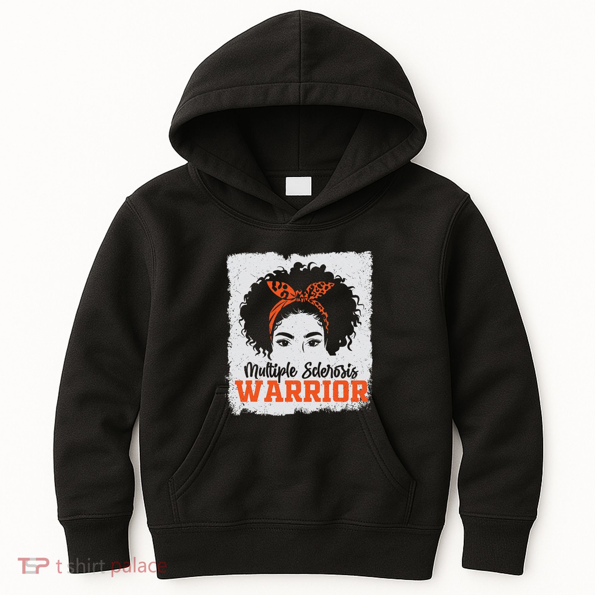 Ms Multiple Sclerosis Awareness Orange Ribbon Kids Hoodie