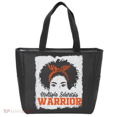 Ms Multiple Sclerosis Awareness Orange Ribbon Tote Bag