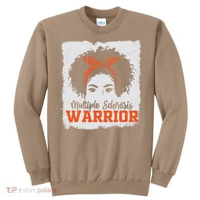 Ms Multiple Sclerosis Awareness Orange Ribbon Sweatshirt