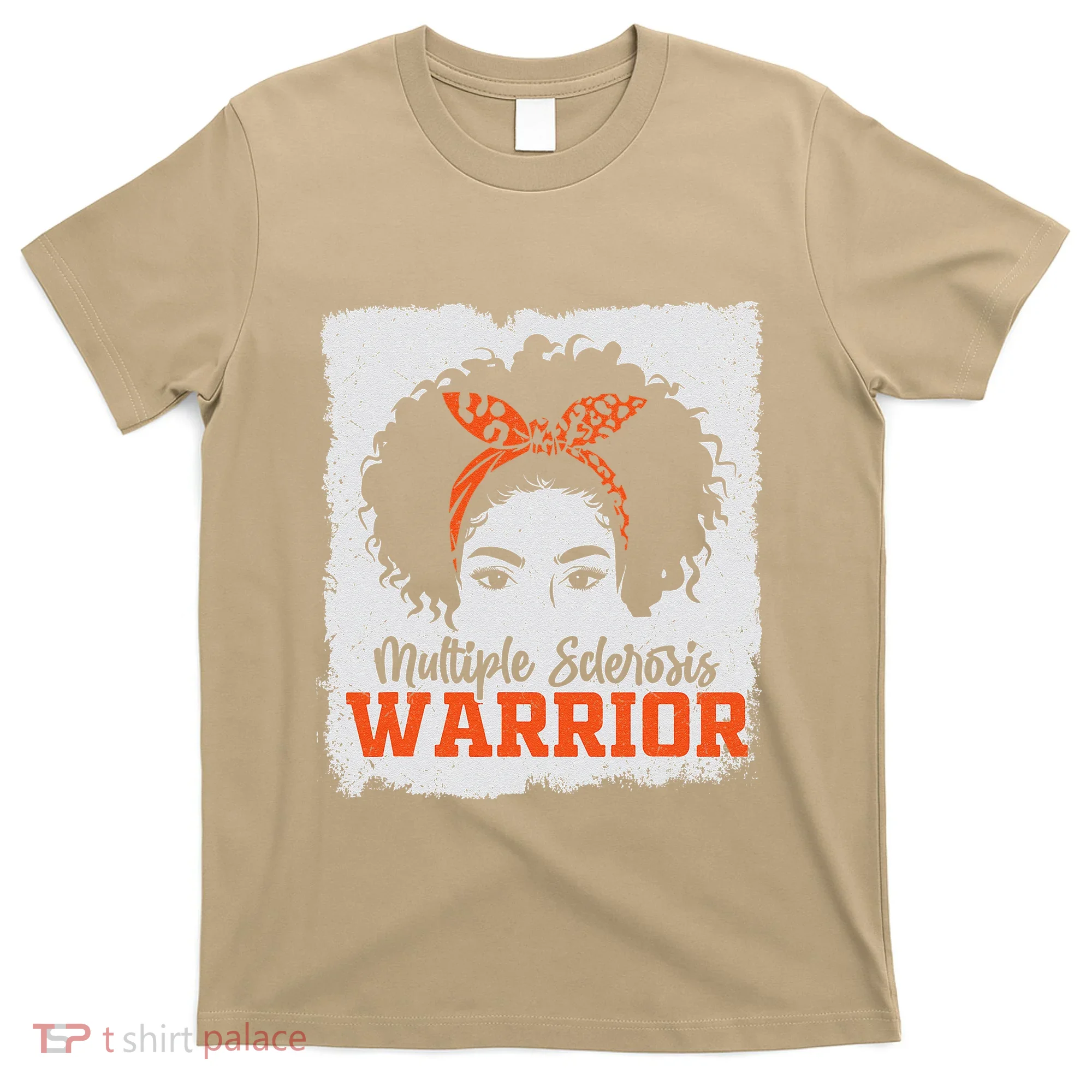 Ms Multiple Sclerosis Awareness Orange Ribbon T-Shirt