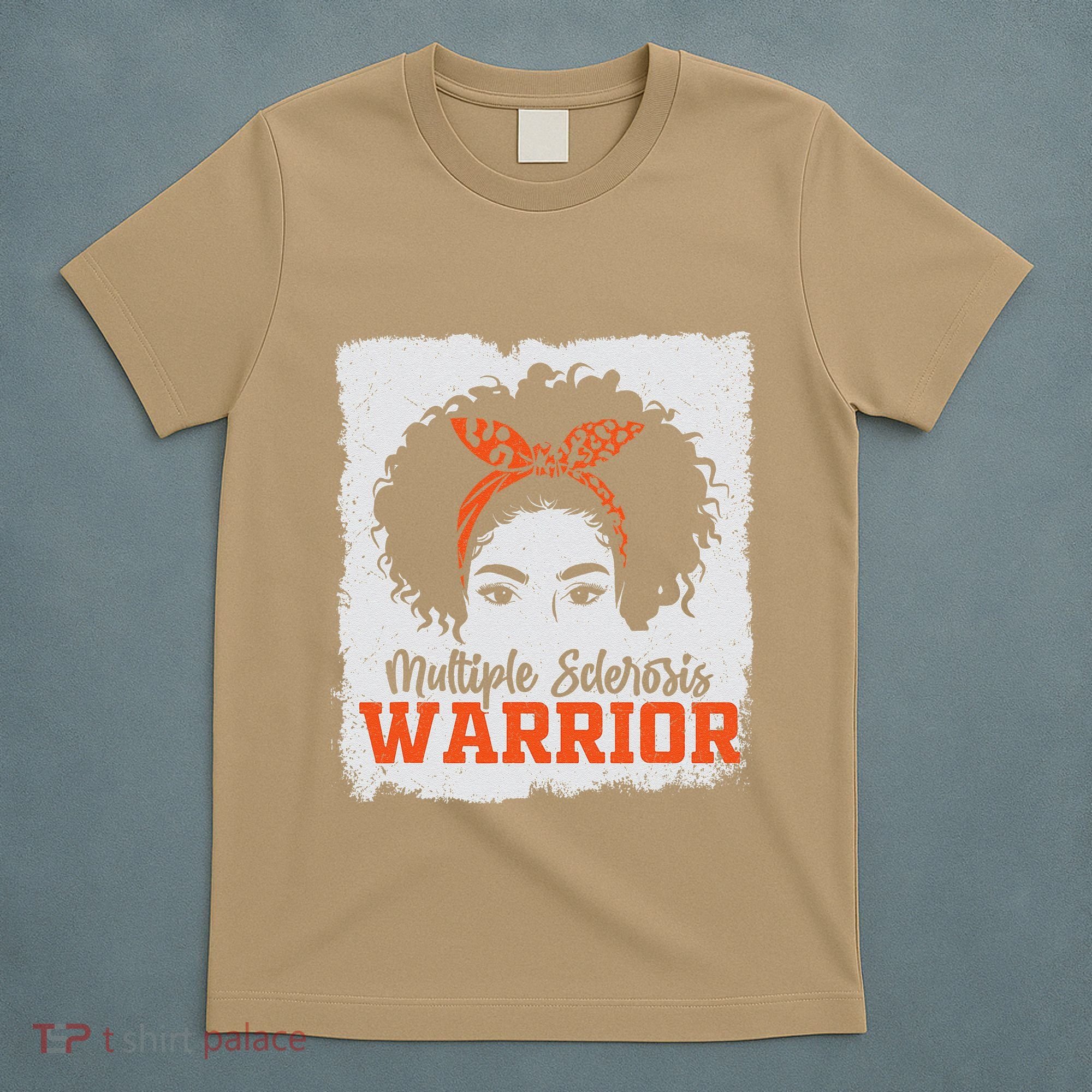 Ms Multiple Sclerosis Awareness Orange Ribbon T-Shirt