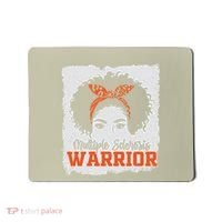 Ms Multiple Sclerosis Awareness Orange Ribbon Mousepad thumb 0