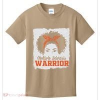 Ms Multiple Sclerosis Awareness Orange Ribbon Kids T-Shirt thumb 0