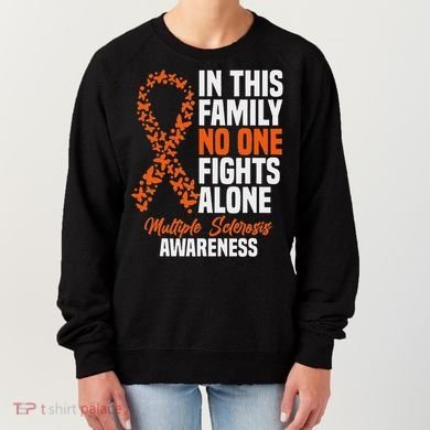 Ms Multiple Sclerosis Awareness Orange Ribbon Gift Women's Sweatshirt