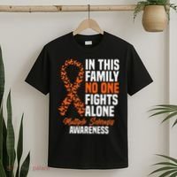 Ms Multiple Sclerosis Awareness Orange Ribbon Gift T-Shirt thumb 2