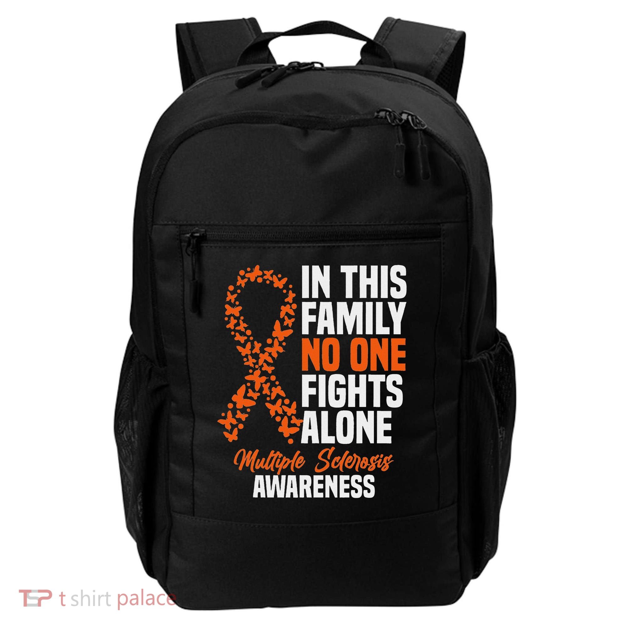 Ms Multiple Sclerosis Awareness Orange Ribbon Gift Backpack