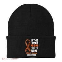 Ms Multiple Sclerosis Awareness Orange Ribbon Gift Beanie thumb 0