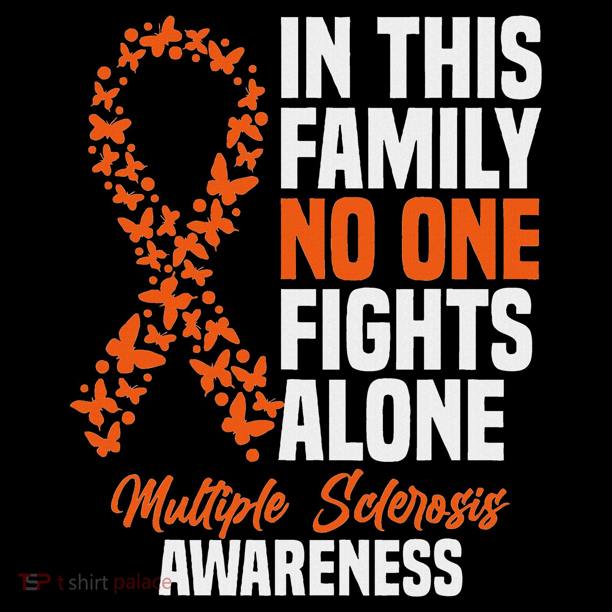 Ms Multiple Sclerosis Awareness Orange Ribbon Gift Women's Hoodie