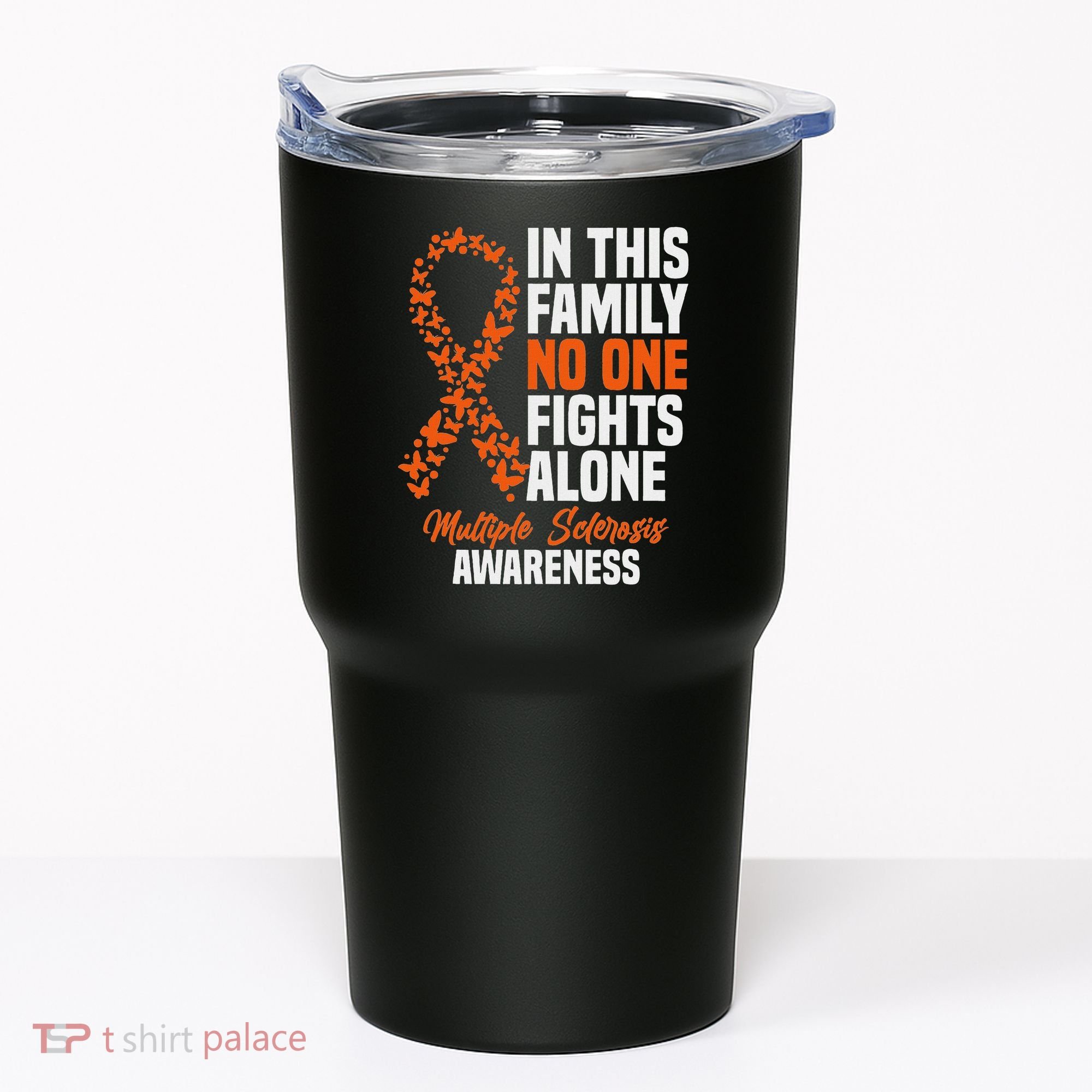 Ms Multiple Sclerosis Awareness Orange Ribbon Gift Tumbler