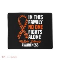 Ms Multiple Sclerosis Awareness Orange Ribbon Gift Mousepad thumb 0
