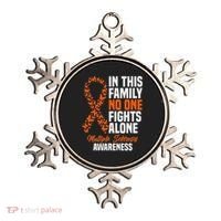 Ms Multiple Sclerosis Awareness Orange Ribbon Gift Ornament thumb 0
