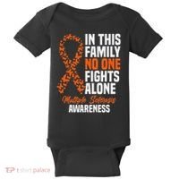 Ms Multiple Sclerosis Awareness Orange Ribbon Gift Baby Bodysuit thumb 0