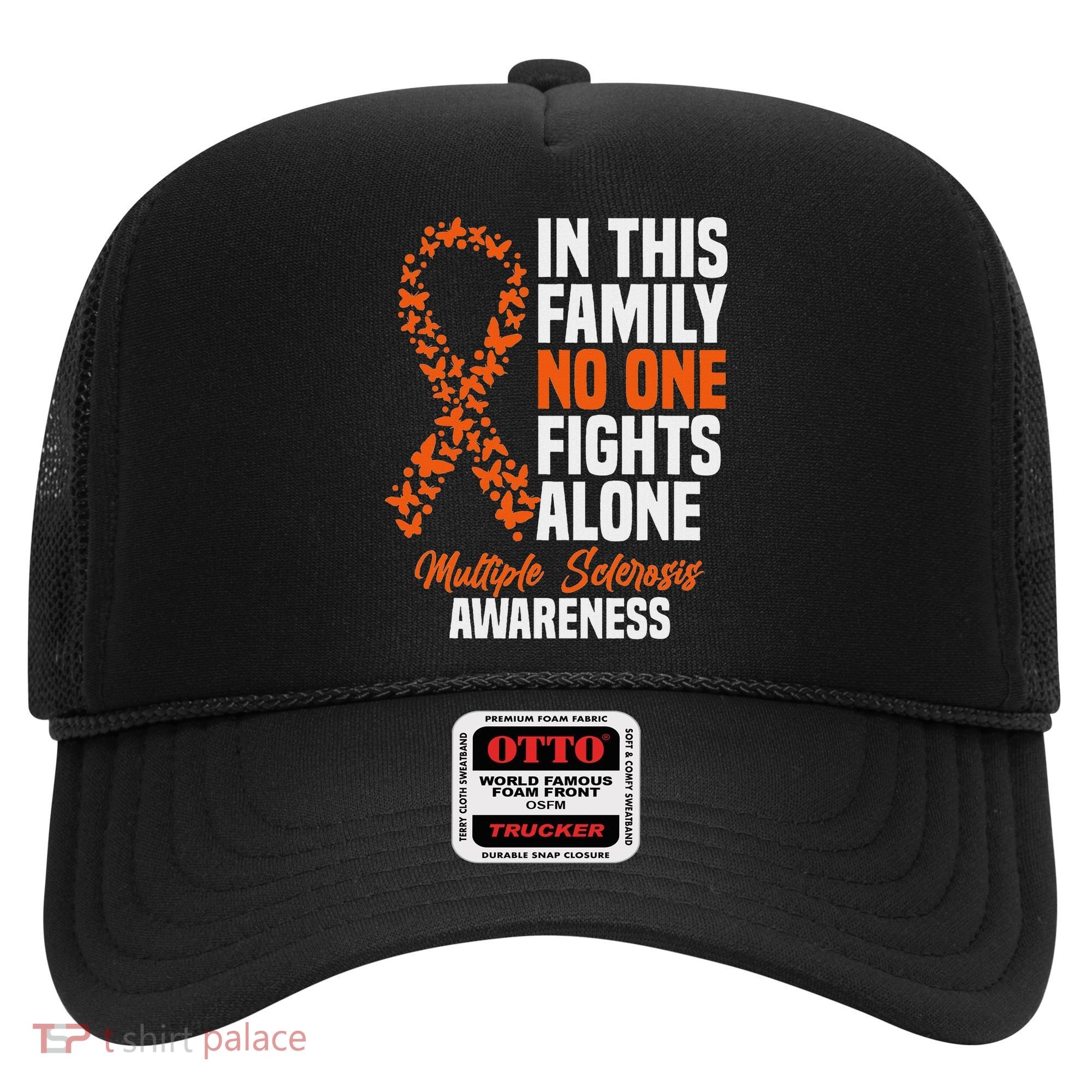 Ms Multiple Sclerosis Awareness Orange Ribbon Gift Hat