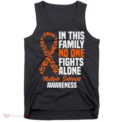 Ms Multiple Sclerosis Awareness Orange Ribbon Gift Tank Top