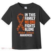 Ms Multiple Sclerosis Awareness Orange Ribbon Gift Toddler T-Shirt thumb 0
