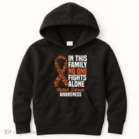 Ms Multiple Sclerosis Awareness Orange Ribbon Gift Kids Hoodie thumb 0