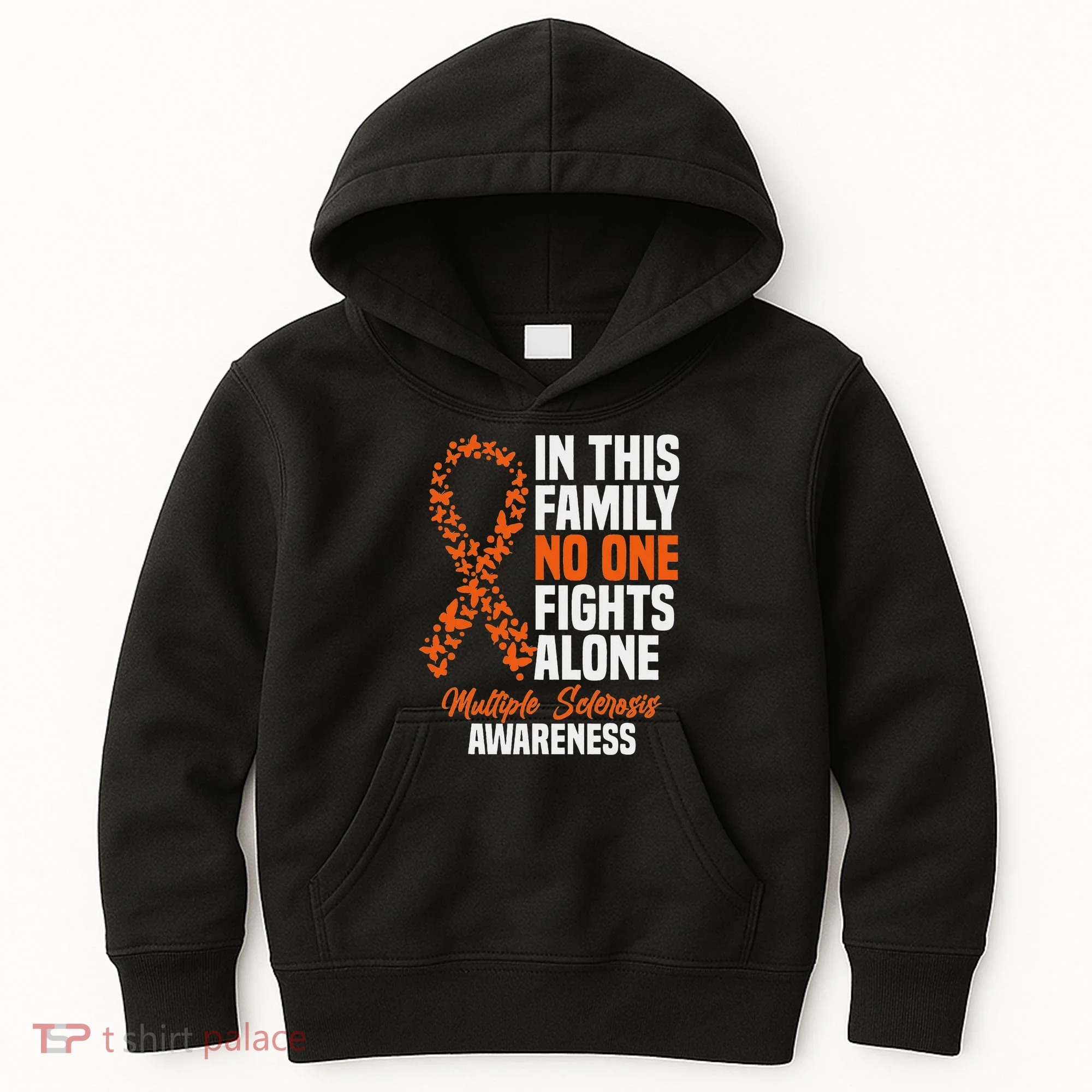 Ms Multiple Sclerosis Awareness Orange Ribbon Gift Kids Hoodie