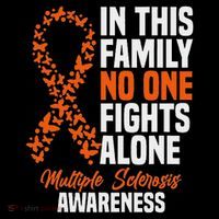 Ms Multiple Sclerosis Awareness Orange Ribbon Gift Kids Long Sleeve Shirt thumb 2
