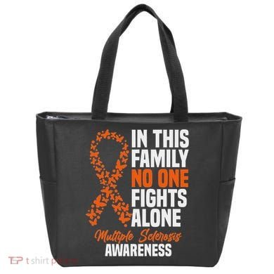 Ms Multiple Sclerosis Awareness Orange Ribbon Gift Tote Bag