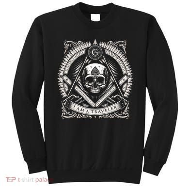 Master Mason Skull Square And Compass Freemason Masonic Sweatshirt