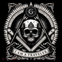Master Mason Skull Square And Compass Freemason Masonic Bucket Hat thumb 4