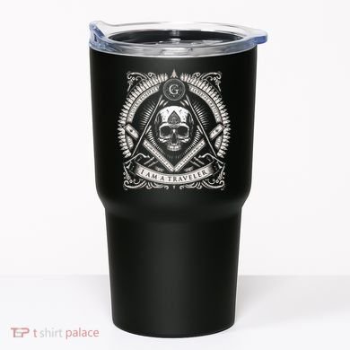 Master Mason Skull Square And Compass Freemason Masonic Tumbler