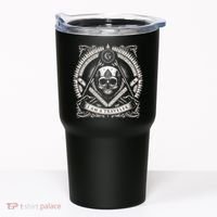 Master Mason Skull Square And Compass Freemason Masonic Tumbler thumb 0