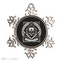 Master Mason Skull Square And Compass Freemason Masonic Ornament thumb 0