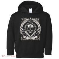 Master Mason Skull Square And Compass Freemason Masonic Toddler Hoodie thumb 0