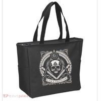 Master Mason Skull Square And Compass Freemason Masonic Tote Bag thumb 2