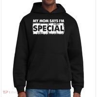 My Mom Says IM Special District V.I.T. Heavyweight Hoodie thumb 0