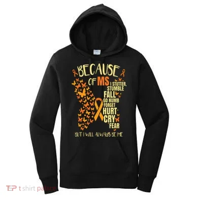 MS Multiple Sclerosis Women's Hoodie