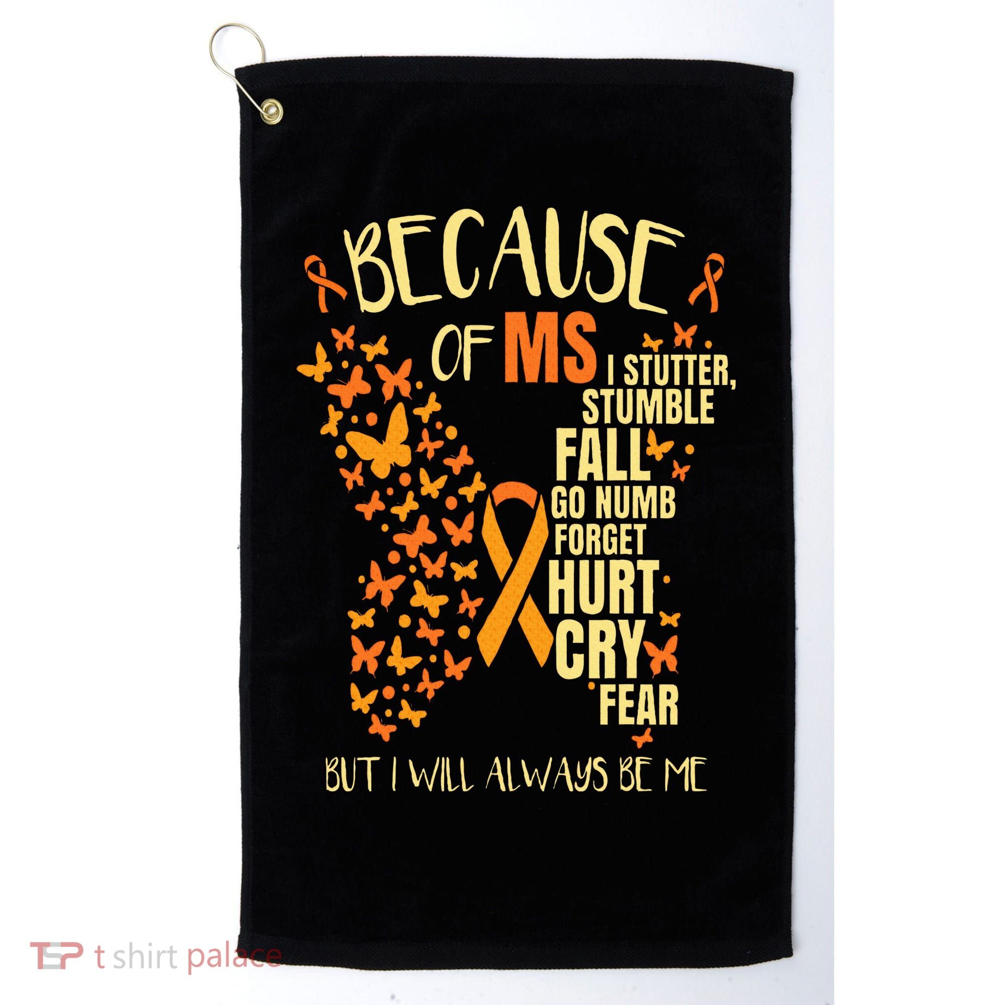MS Multiple Sclerosis Golf Towel
