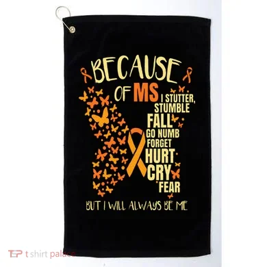 MS Multiple Sclerosis Golf Towel