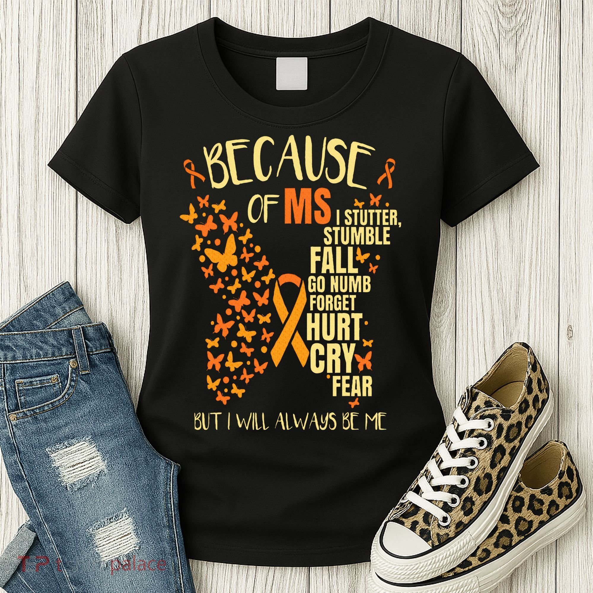 MS Multiple Sclerosis Women's T-Shirt