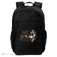 Ms Multiple Sclerosis Gets On My Nerves Orange Ribbon Gift Backpack thumb 0