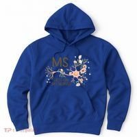 Ms Multiple Sclerosis Gets On My Nerves Orange Ribbon Gift Hoodie thumb 0