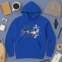 Ms Multiple Sclerosis Gets On My Nerves Orange Ribbon Gift Hoodie thumb 3
